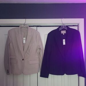 Banana Republic Blazers in Cream and Navy